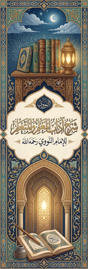 شرح آداب المعلم والمتعلم للإمام النووي رحمه الله